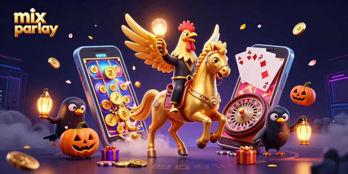 Engage with mix parlay betting strategies in a vibrant casino setting featuring dynamic elements.