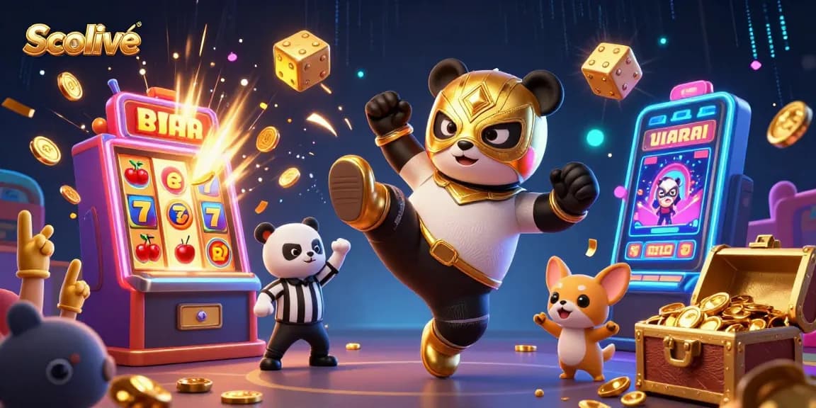 Socolive showcases an exciting scene with vibrant characters and casino elements, highlighting thrilling online gambling.