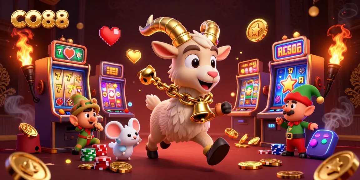 Spin the reels at CO88's festive casino, where Krampus and elves bring fun and chaos!