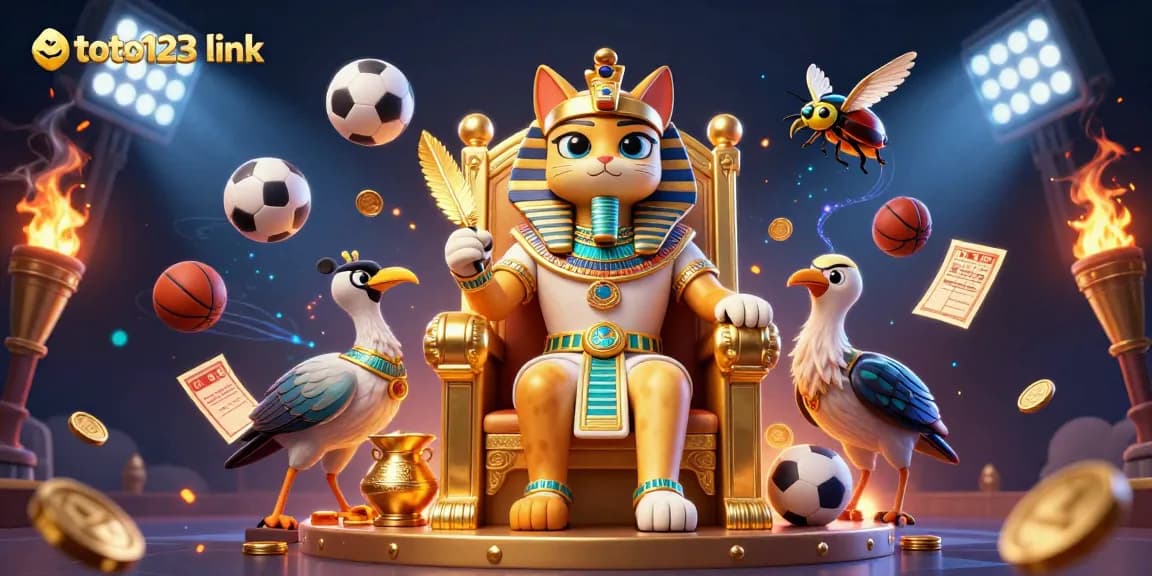 Experience the excitement of sports betting with the toto123 link featuring dynamic 3D illustrations.