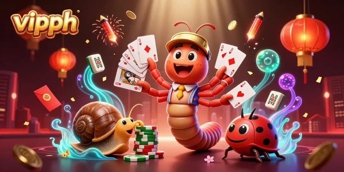 Experience the vibrant gaming atmosphere at vipph with a dynamic dealer and high-rolling snail in action.