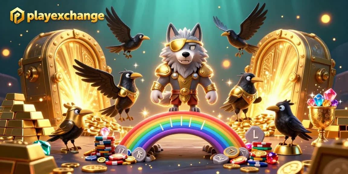 Playexchange delivers thrilling moments with vibrant casino elements in an enchanting 3D scene.