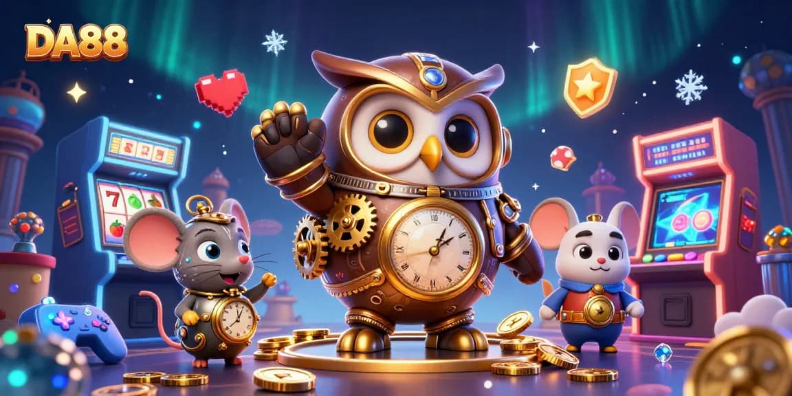 Engage with DA88's thrilling casino adventure featuring dynamic steampunk characters.