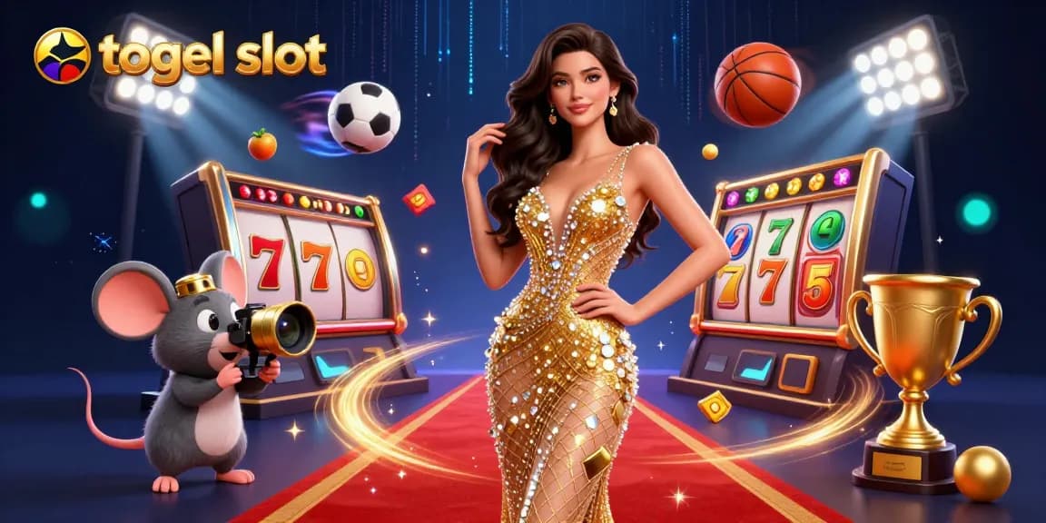 Tackle your luck with togel slot game excitement, showcasing a vibrant casino scene with immersive details.