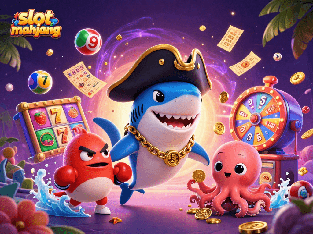 Spin to win with slot gacor mahjong featuring dynamic casino characters and rich gaming elements.