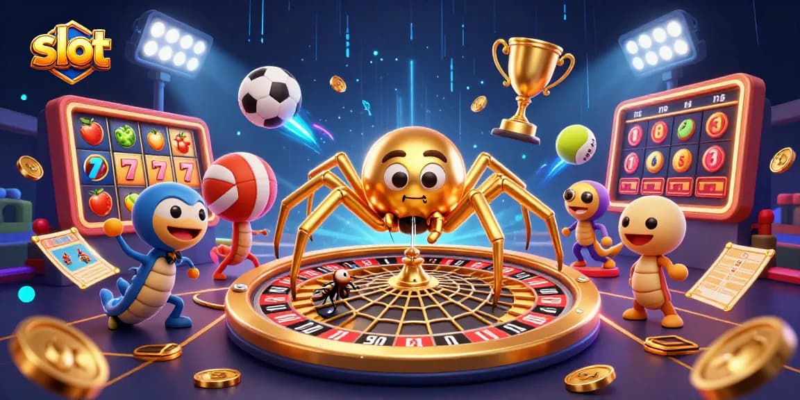 Slot online di 222SLOT, taruhan spin dengan karakter menarik dan simbol buah momen menegangkan.