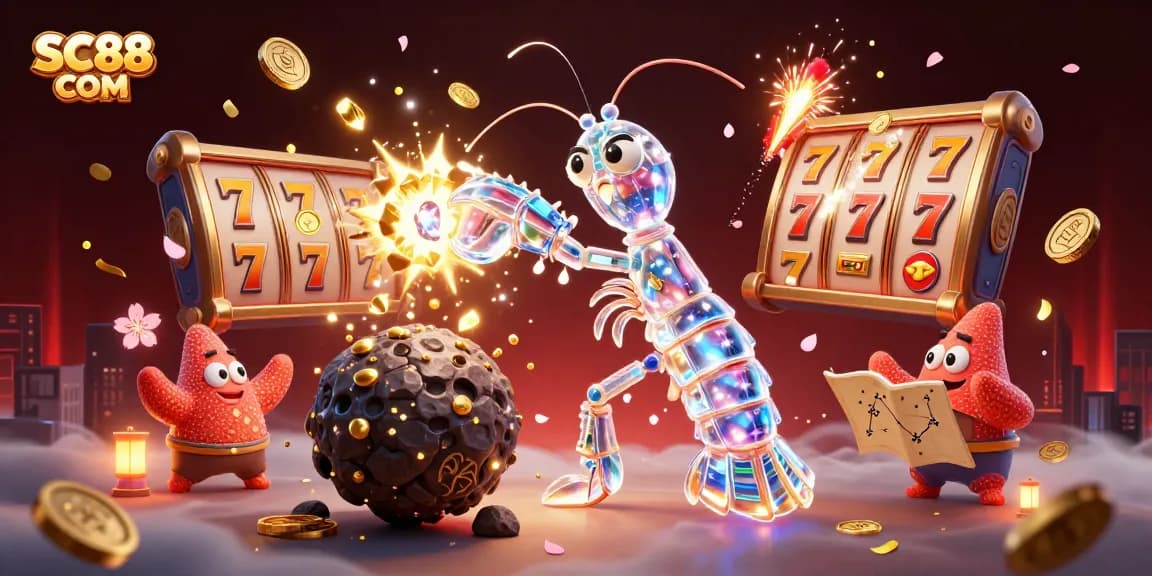 Engage with the excitement of SC88 COM by exploring dynamic 3D gaming elements featuring jackpots and vibrant scenes.