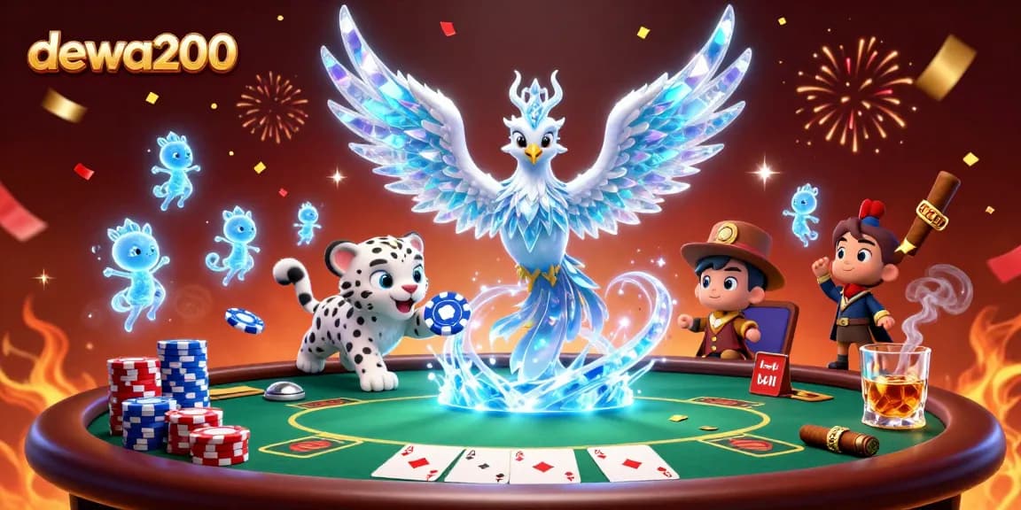Permainan poker menanti di dewa200 bersama phoenix es dan anak macan tutul.