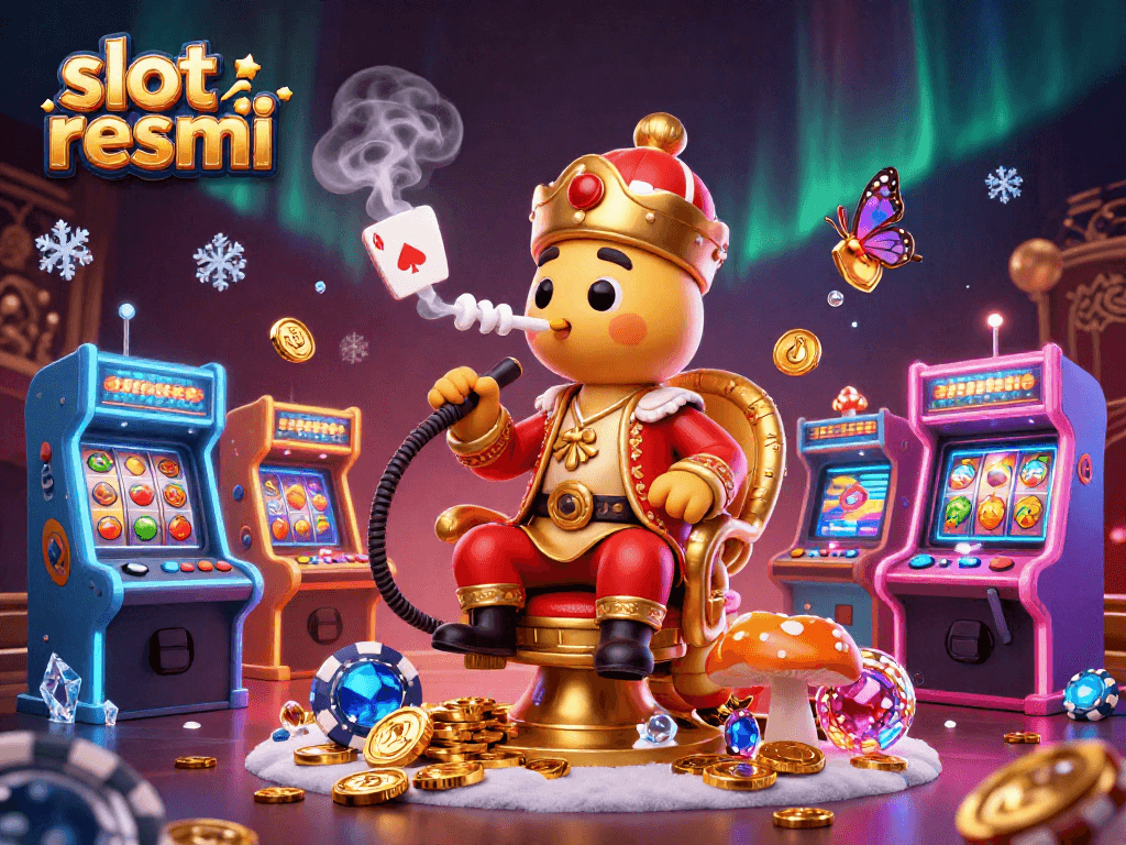 Engage with slot resmi gameplay featuring unique characters in a vibrant casino setting.