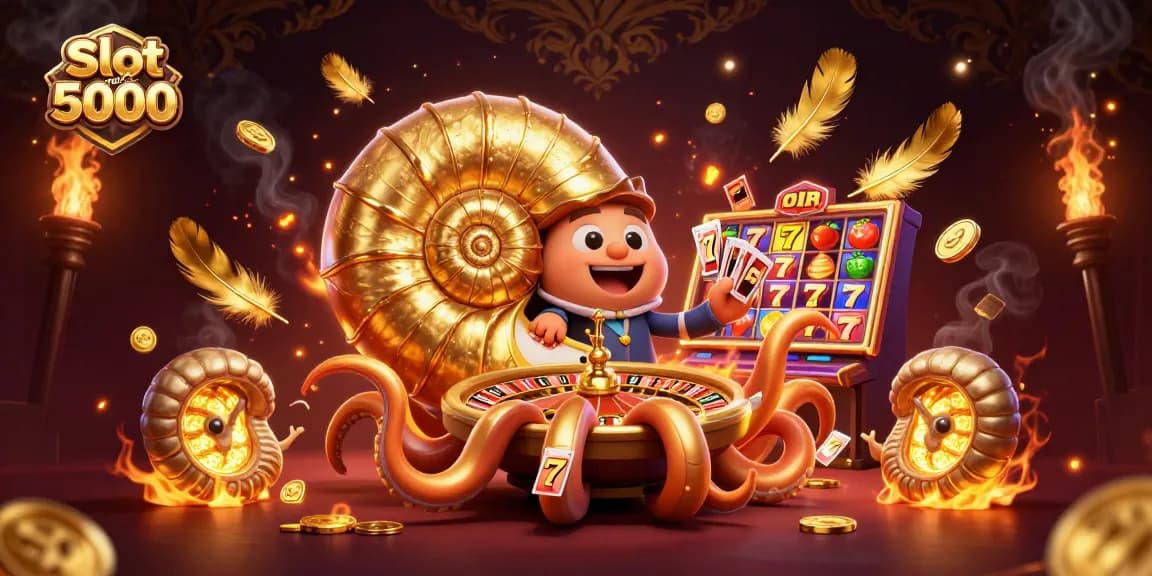 Experience thrilling gameplay with slot deposit 5000 and win big in a vibrant casino scene.