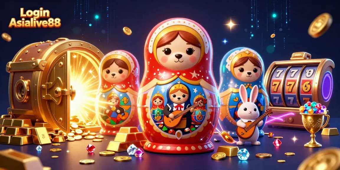 Engage in thrilling gameplay with Login Asialive88, featuring a vibrant casino scene.