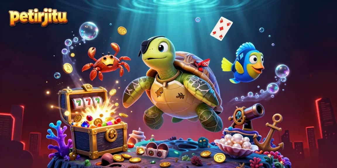 Petirjitu menyajikan ilustrasi kasino 3D yang memikat dengan karakter unik dan elemen permainan yang menarik.