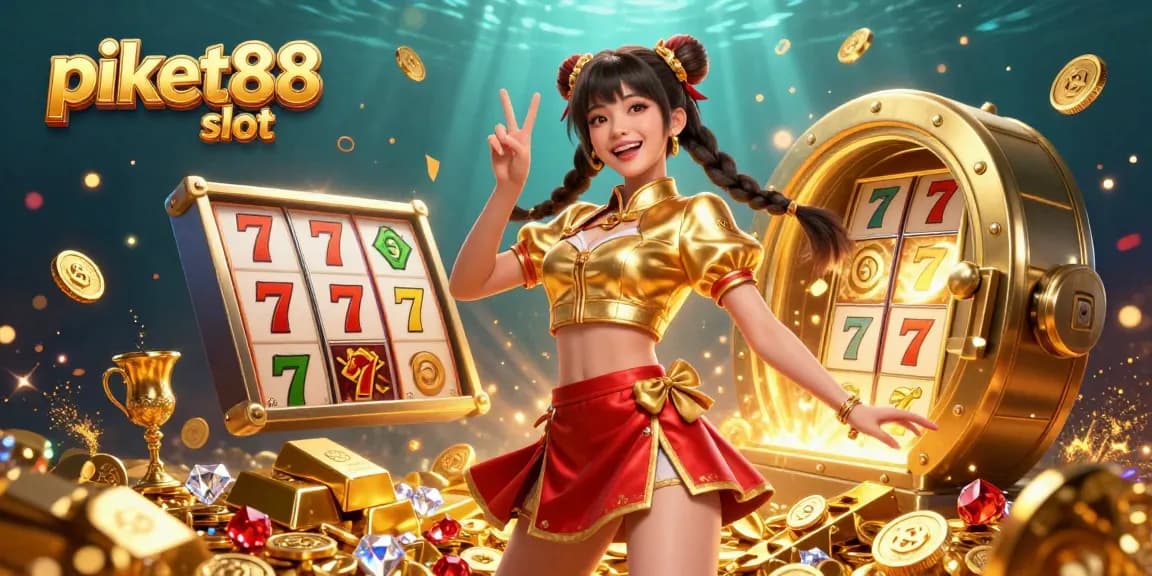 Engage with the exciting world of piket88 slot featuring colorful reels and vibrant casino elements.