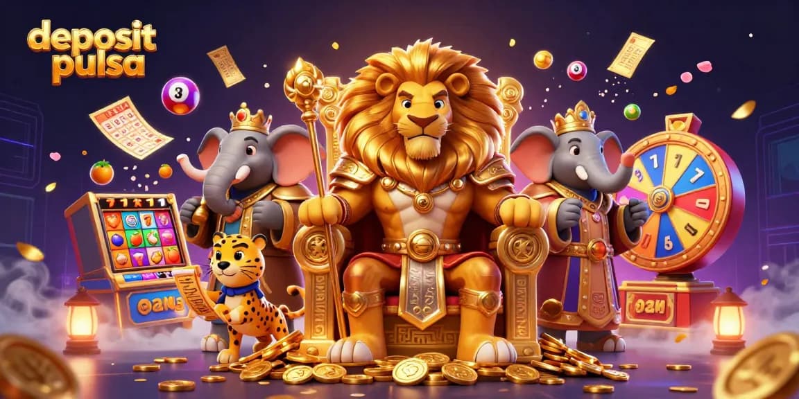 Berinteraksi dengan deposit pulsa untuk permainan slot dan kasino yang mendebarkan di pemandangan yang hidup ini.