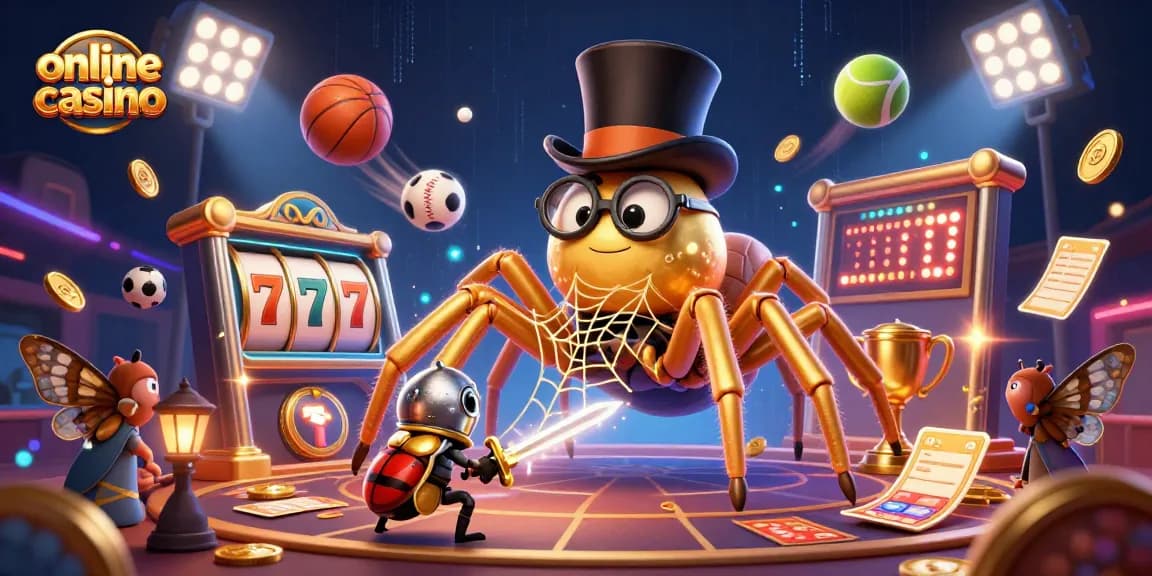 Experience thrilling action at an online casino with vibrant characters and dynamic gameplay elements.