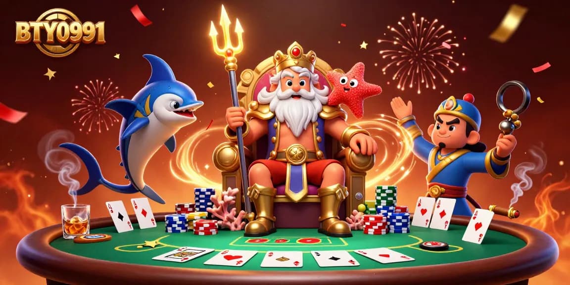 Bet on exciting wins with BTY0991 in this vibrant casino adventure scene.
