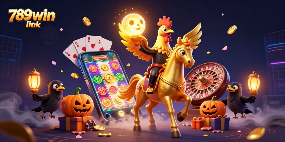 Experience thrilling gameplay at 789win link, showcasing a vibrant casino environment with captivating characters and slot games.