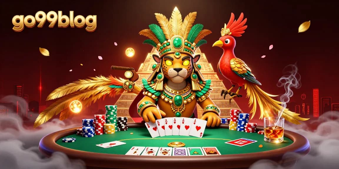 Join the action at go99blog, showcasing a vibrant poker scene with thrilling game elements.
