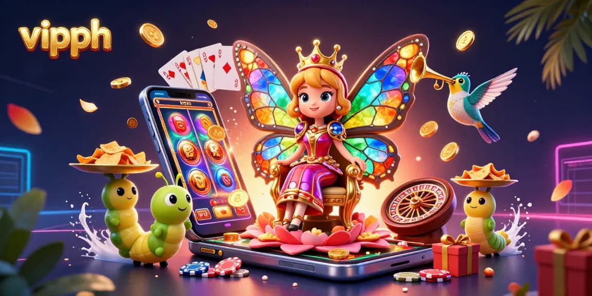 Experience exciting wins with vipph, colorful casino characters, and rich gaming elements in a vibrant atmosphere.