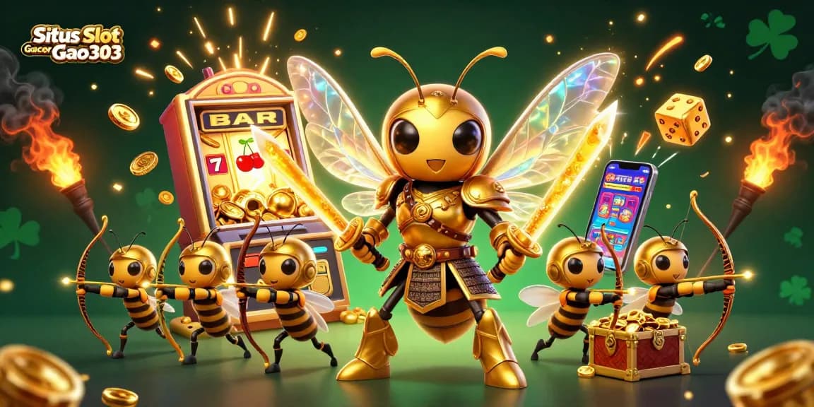 Situs Slot Gacor Kso303 menarik pemain dengan ilustrasi kasino 3D yang penuh warna dan mendebarkan.