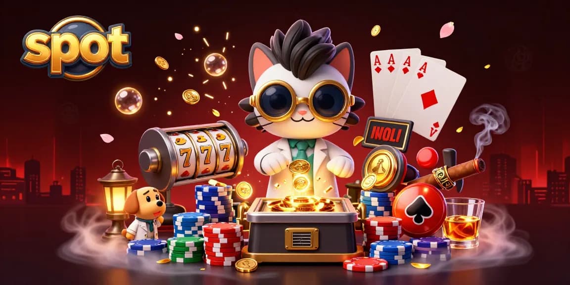 Menangkan slot dengan karakter kucing ilmuwan gila dalam ilustrasi animasi berwarna-warni.