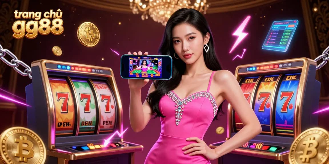 Experience the excitement at trang chủ gg88 with a vibrant live dealer game illustration highlighting immersive casino elements.