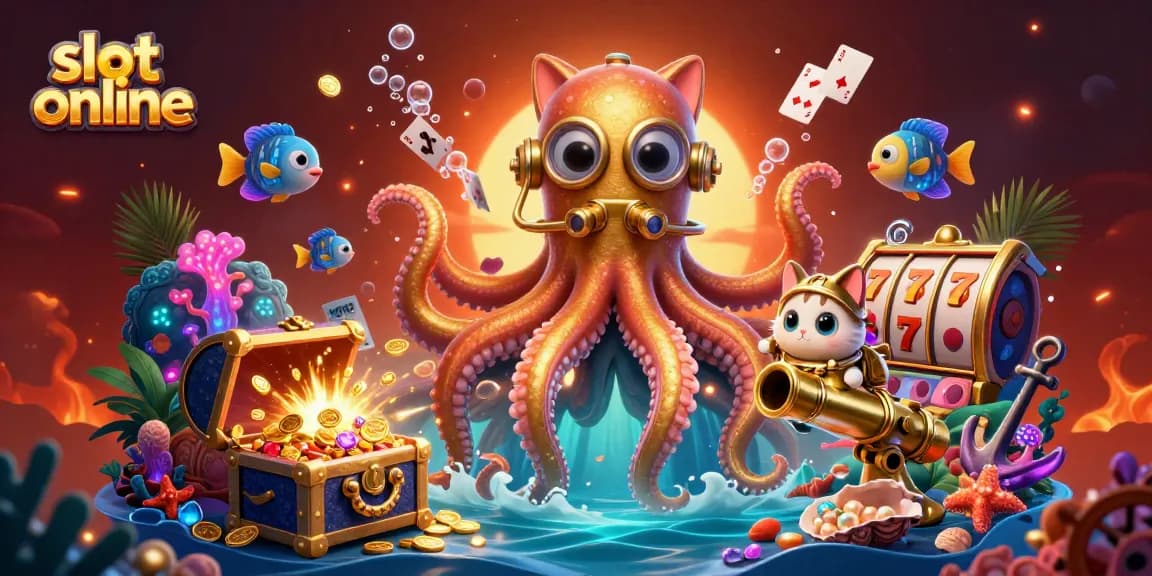 Spin and win with thrilling slot online games featuring a colorful underwater scene and captivating characters.