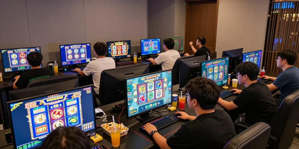 cipung138 portal slot game dengan pemain menikmati permainan di acara gacor