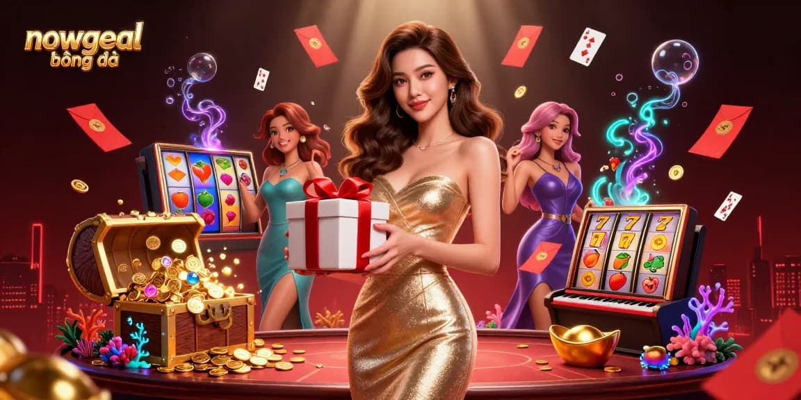 Engage with nowgoal bóng đá for live scores in a vibrant casino scene with dynamic elements.