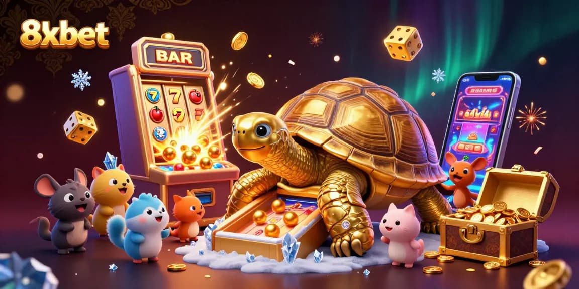 Experience thrilling gameplay at 8xbet with exciting animated characters and jackpot elements.
