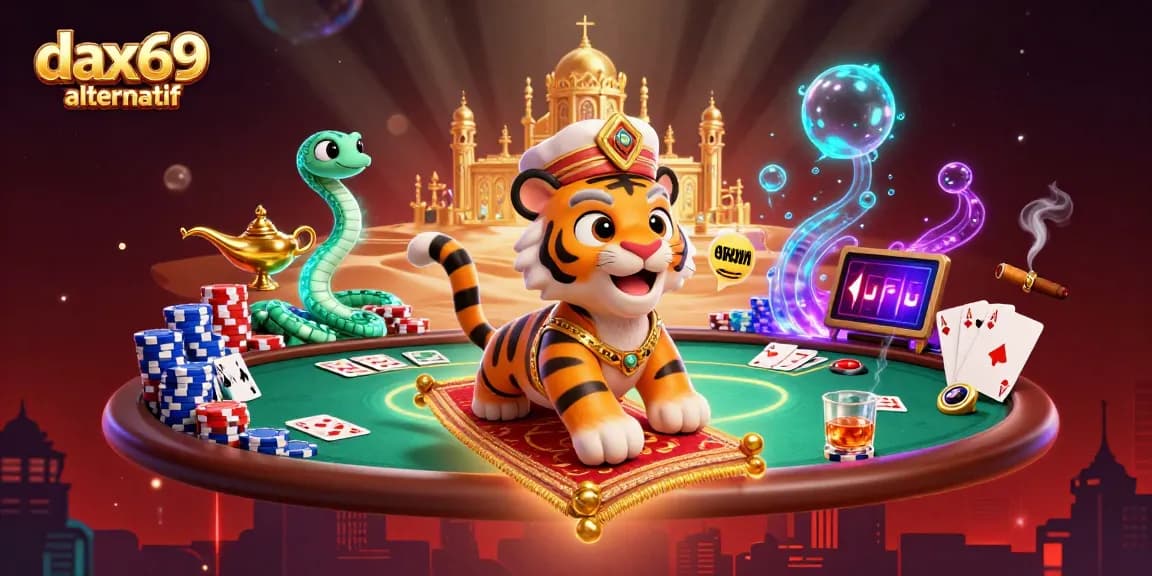 Mengakses keseluruhan pengalaman game dengan dax69 alternatif, tampilkan keceriaan kasino dalam ilustrasi 3D yang hidup.
