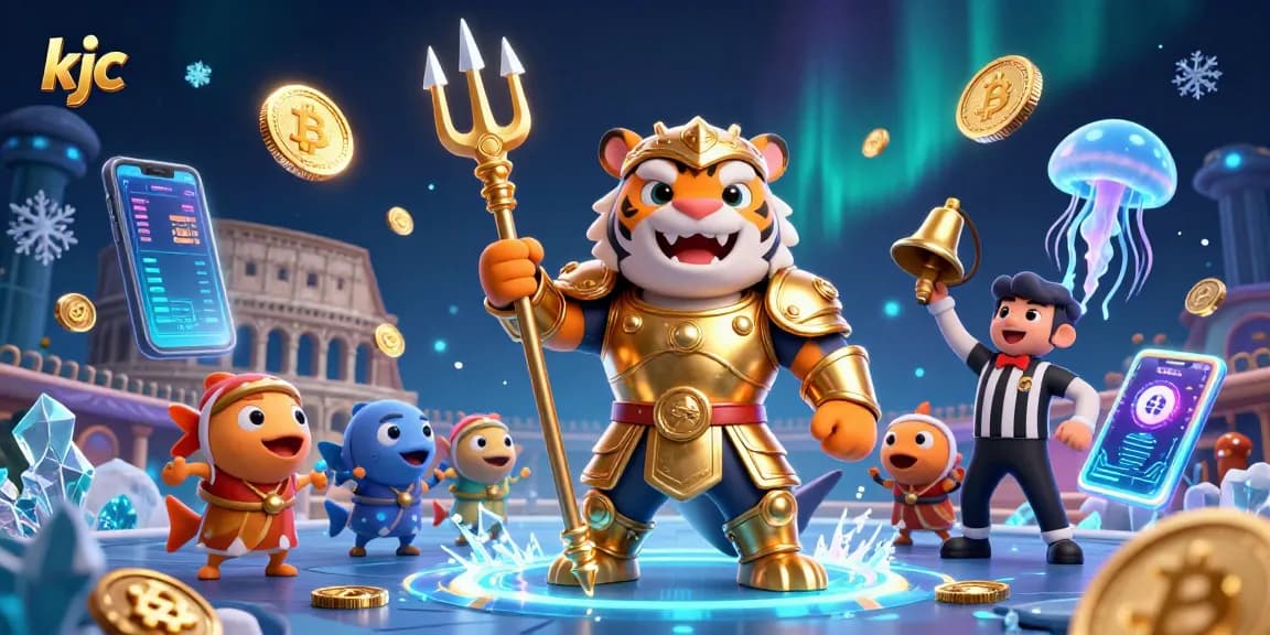 Engage in dynamic gameplay at KJC with exciting trident battles in an underwater colosseum.