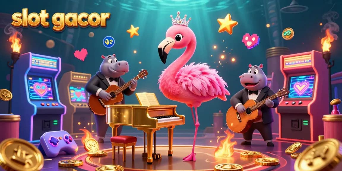 Play to win at slot gacor with vibrant characters and interactive game elements in 3D fun.