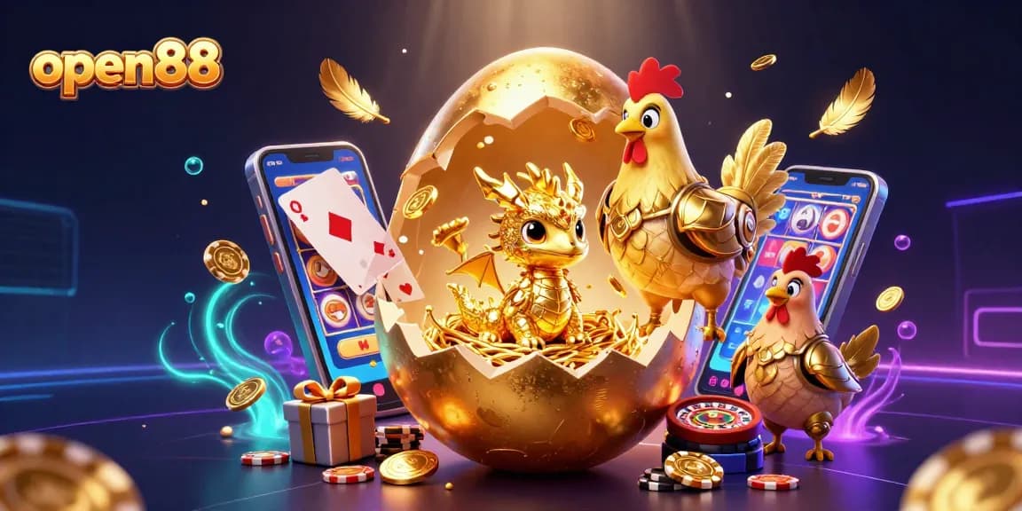 Join open88 and enjoy vibrant gambling experiences with dazzling games and a golden dragon!