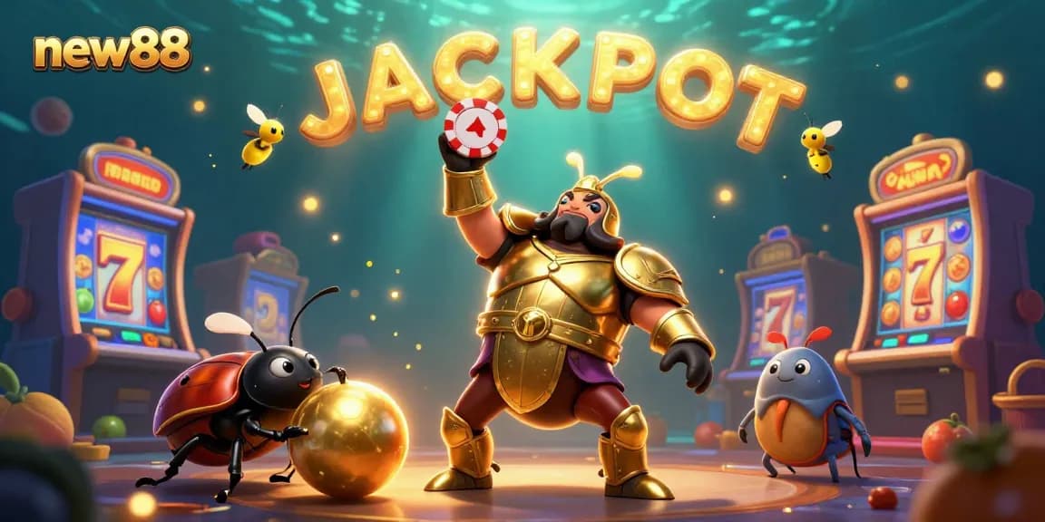 Experience the excitement of new88 with a dazzling victory at the casino jackpot!