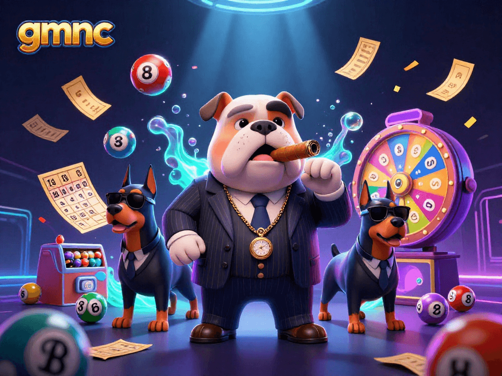 gmnc - Experience vibrant lottery action with a cartoon mafia bulldog and dynamic game elements