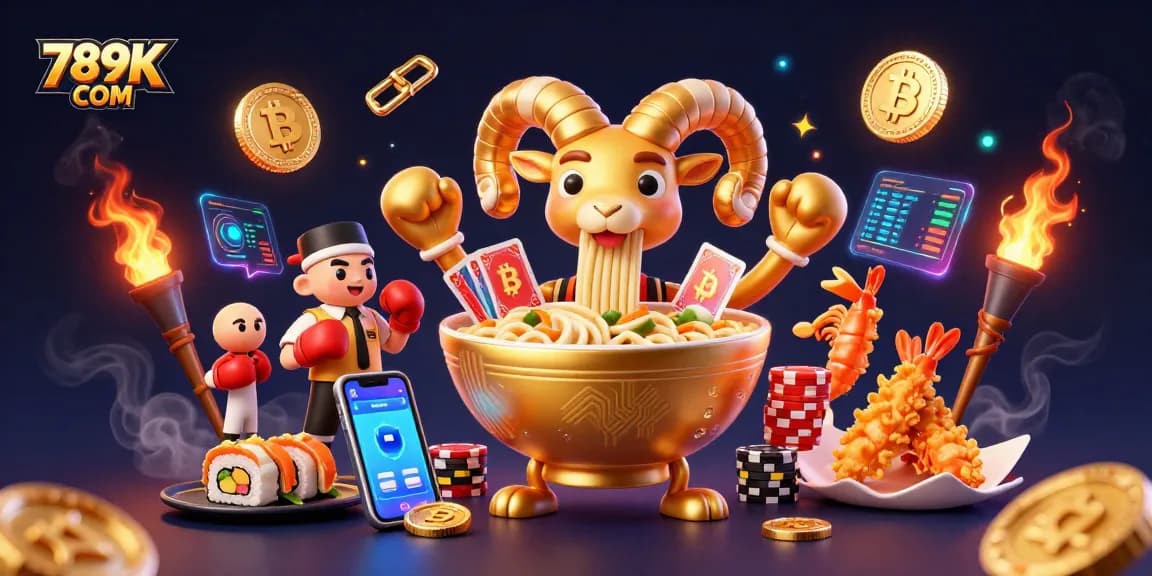 Engage with 789K COM's vibrant casino adventure featuring animated characters and energetic scenes.