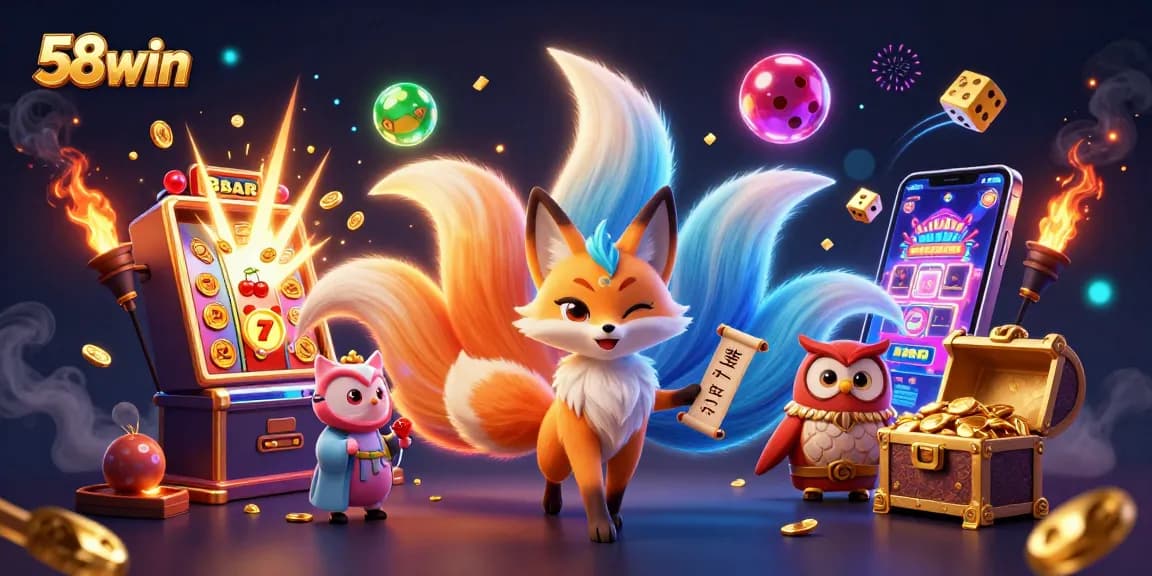 Experience thrilling wins at 58win with vibrant slot games and magical visuals.