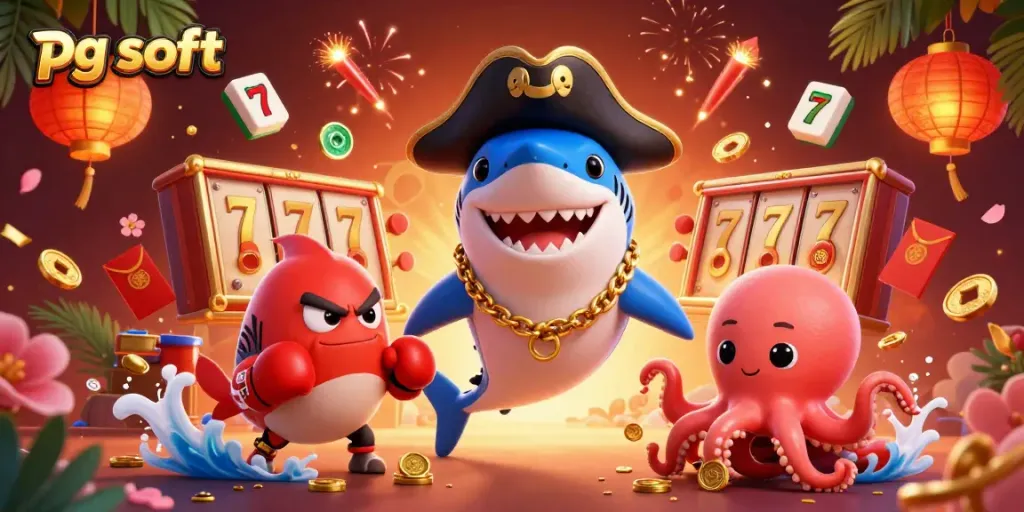 Memenangkan jackpot di pg soft dengan karakter 3D kartun yang menarik dan elemen permainan yang berkilau.