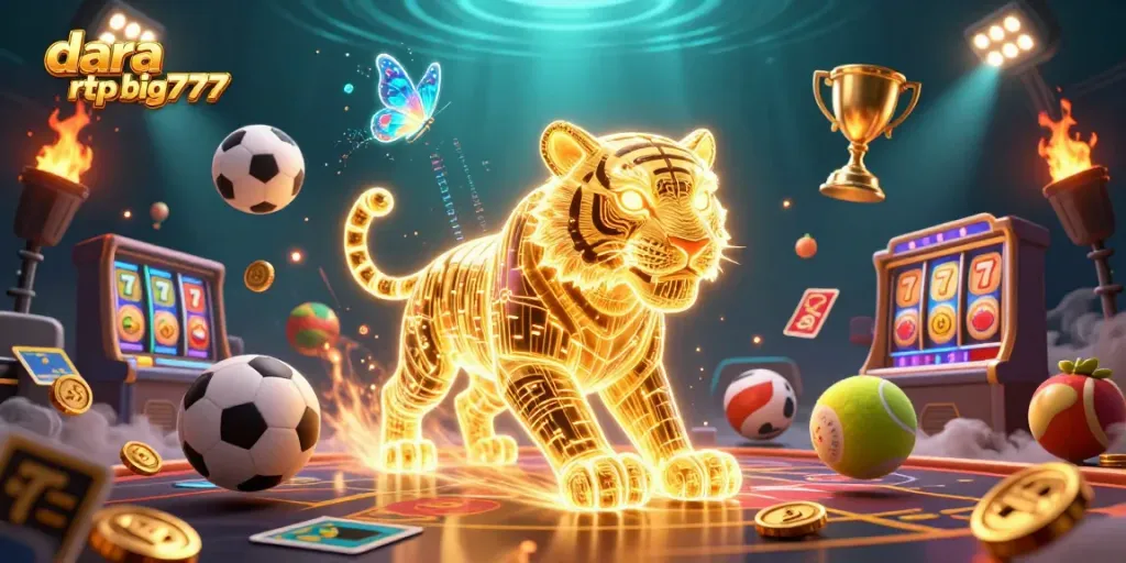 Engage with winning rounds in the dynamic world of dara rtp big777 featuring iconic sports and casino elements.