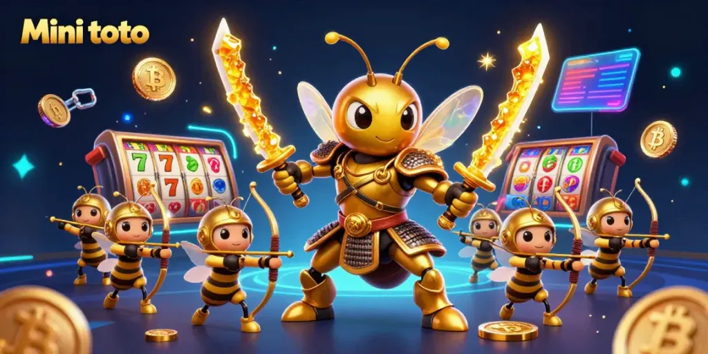 Mesin slot bertema Mini toto dengan arsitektur karakter unik yang menghibur di kasino.