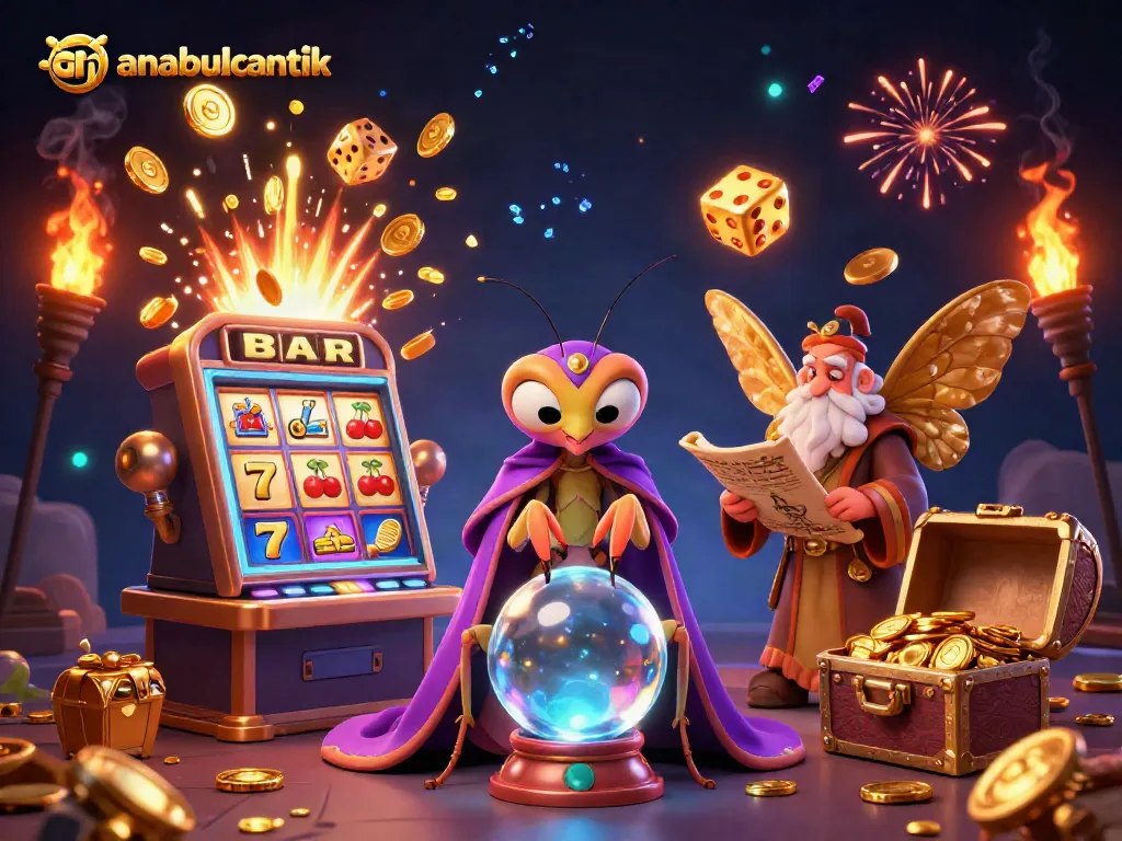 Anabulcantik menghadirkan keseruan jackpot bermain slot dengan karakter unik dan elemen kasino yang kaya.