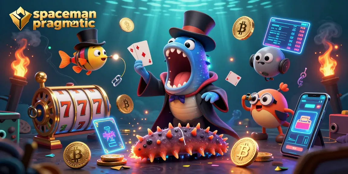Engage with spaceman pragmatic slot reels featuring a magical deep-sea show with vibrant creatures and neon coins.