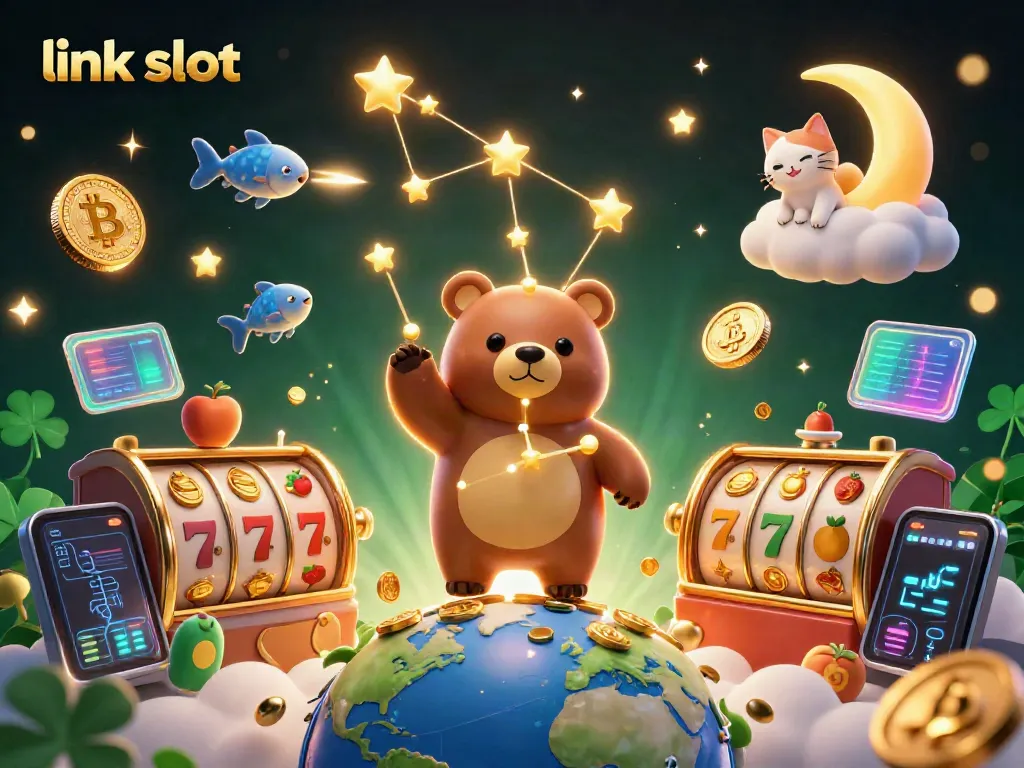 Menangkan permainan link slot dengan keberuntungan dari bintang sambil mengumpulkan koin emas