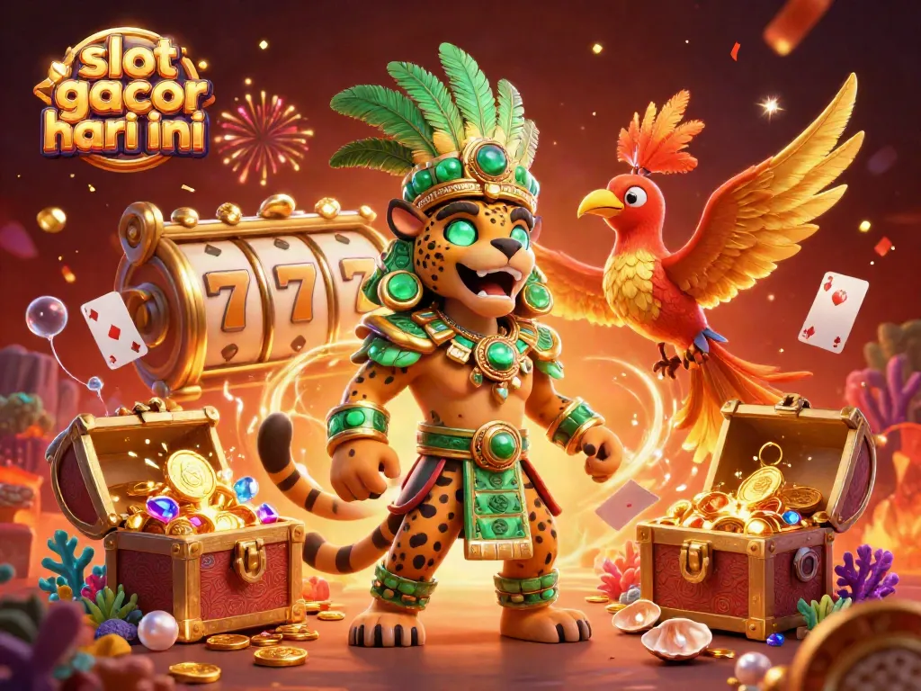 Experience the excitement of slot gacor hari ini with vibrant Mayan themes and stunning 3D visuals, showcasing thrilling jackpot moments.