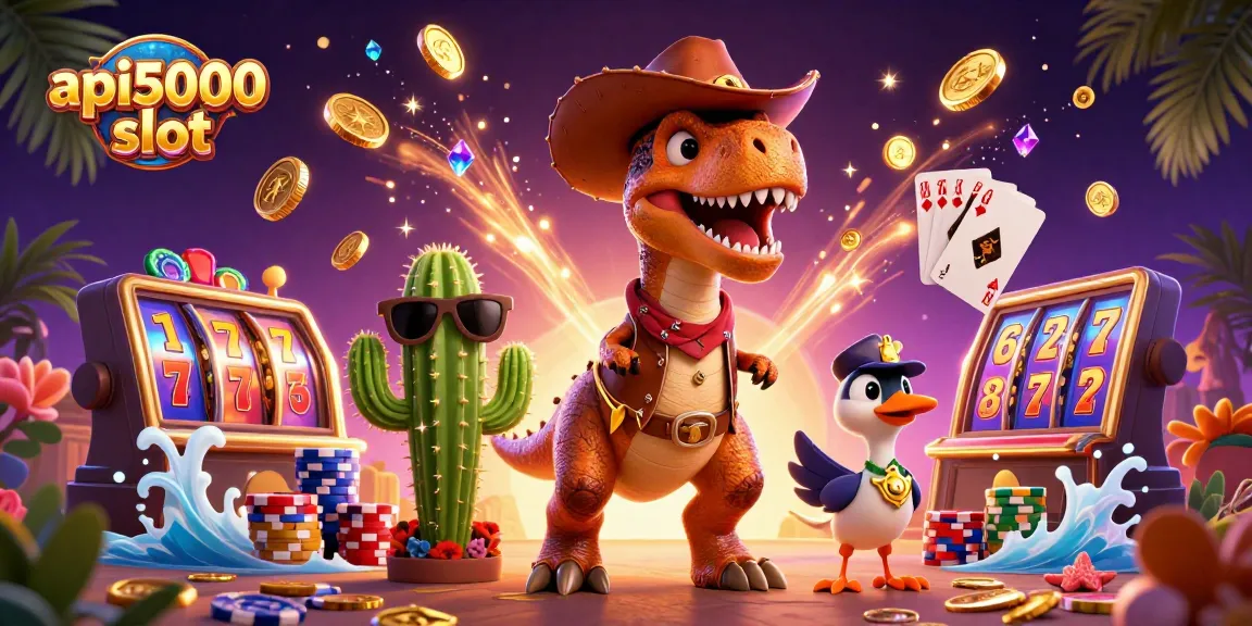 Menggali kesempatan menang besar dengan api5000 slot, t-rex cowboy dan kawan-kawan di kasino.