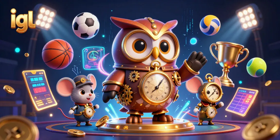Experience thrilling bets at igl with a time-traveling owl and dynamic sports elements!