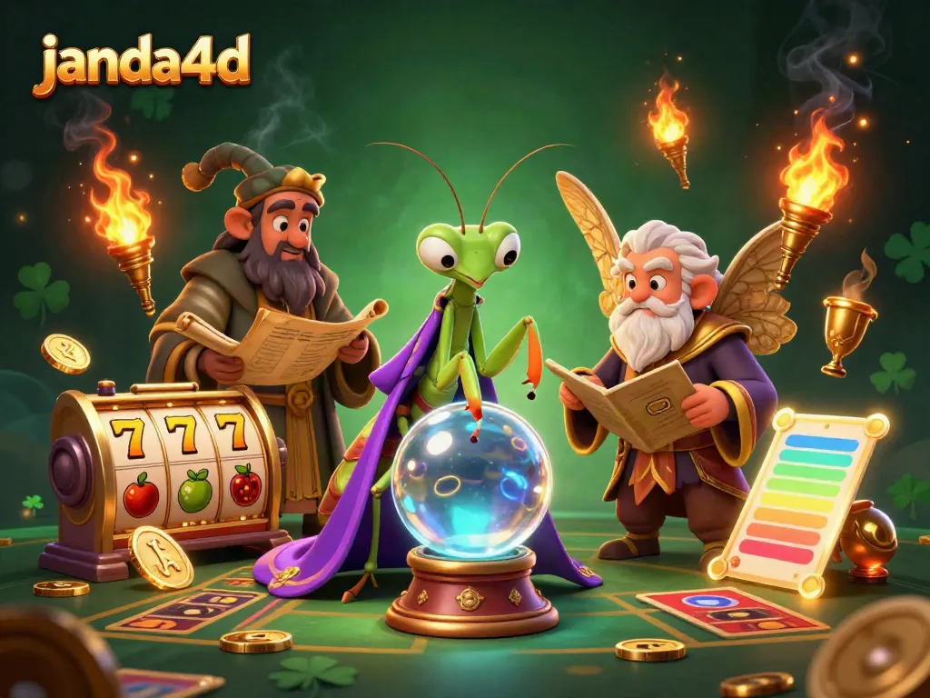 Menangkan hadiah di janda4d dengan simbol slot dan jackpot dalam ilustrasi kasino digital yang menakjubkan.