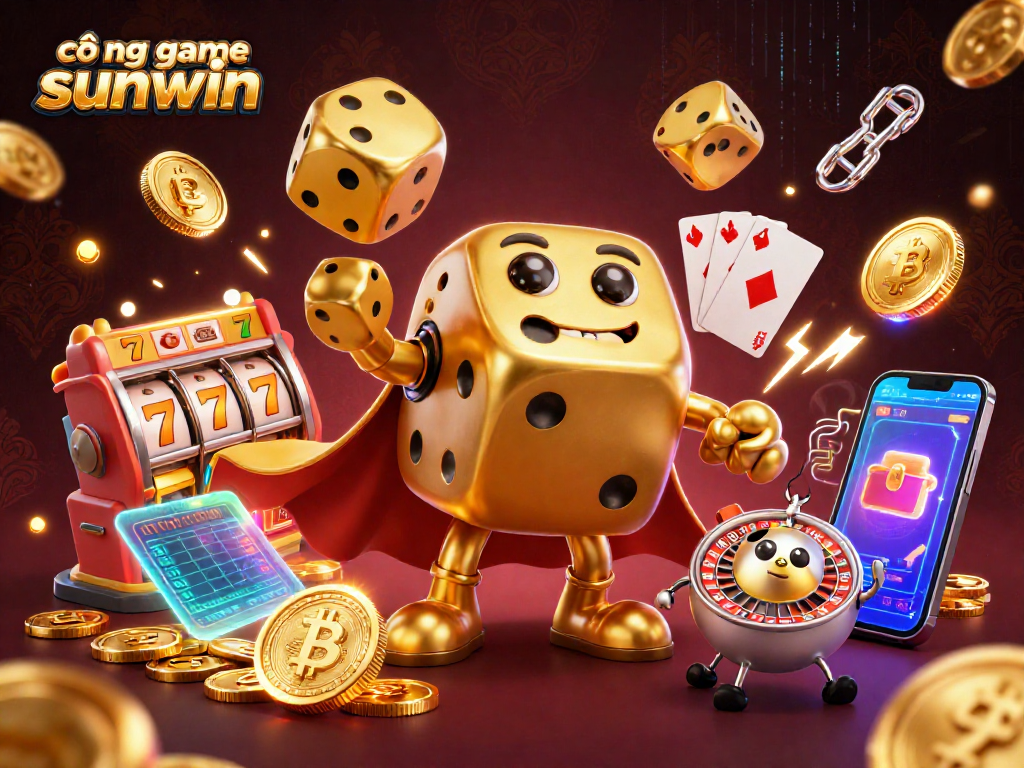 Engage in thrilling gameplay at cổng game sunwin, featuring vibrant characters and exciting slot elements.