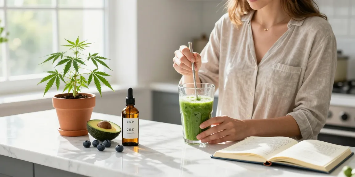 What is the legal vaping age in Cyprus? Discover natural wellness with CBD oil and fresh ingredients in a serene kitchen.